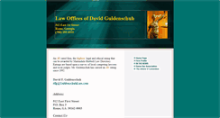 Desktop Screenshot of guldenschuhlaw.com