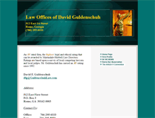 Tablet Screenshot of guldenschuhlaw.com